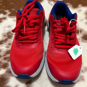 Under Armour Red Sneakers Youth Size 5.5 **no inserts**